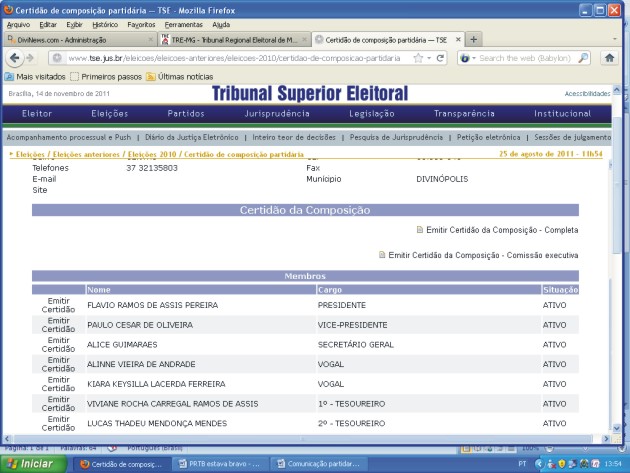 filiacao psd